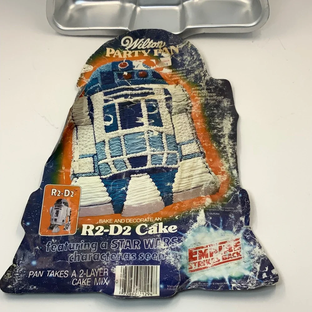 Vintage 1980 Wilton Star Wars R2-D2 Cake Pan Empire Strikes Back 2105-1294